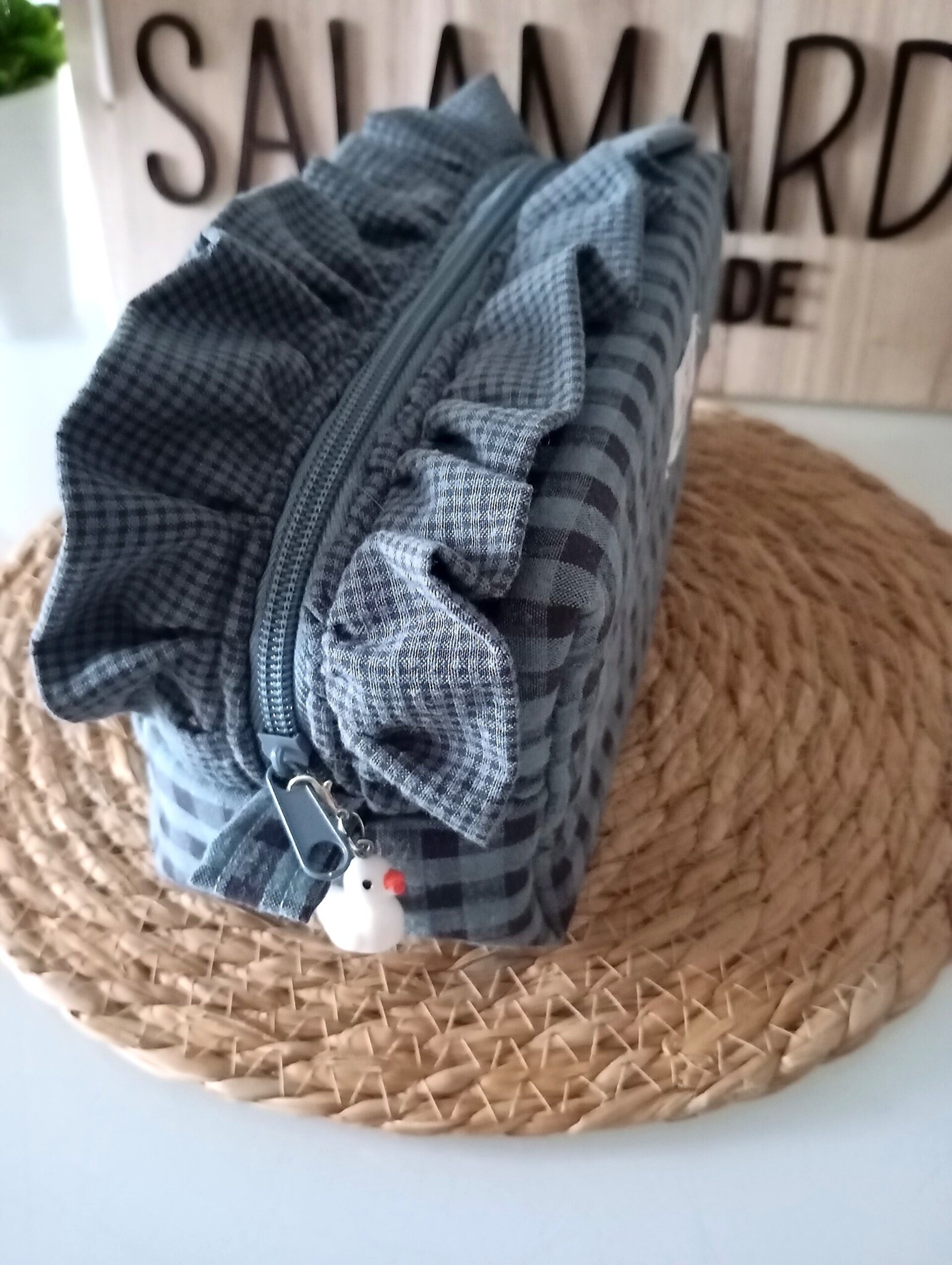 Rectangle con volante estampado Vichy (varios colores) - 2