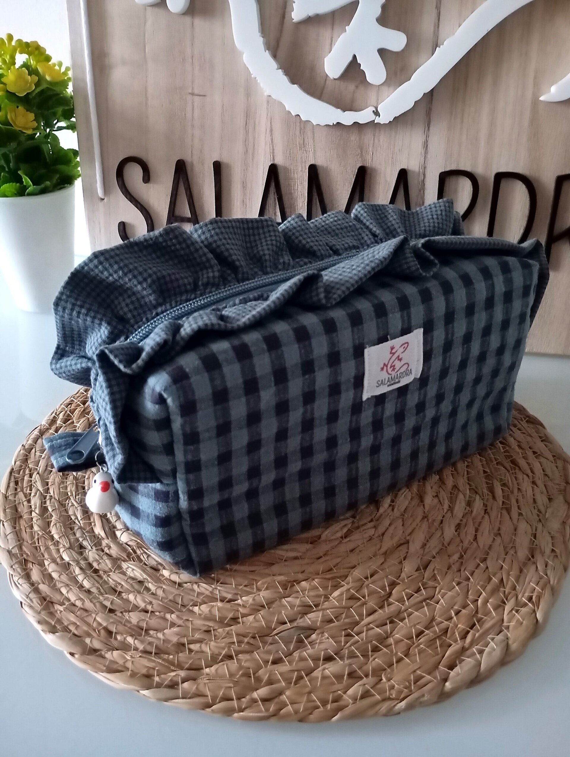 Rectangle con volante estampado Vichy (varios colores) - 8