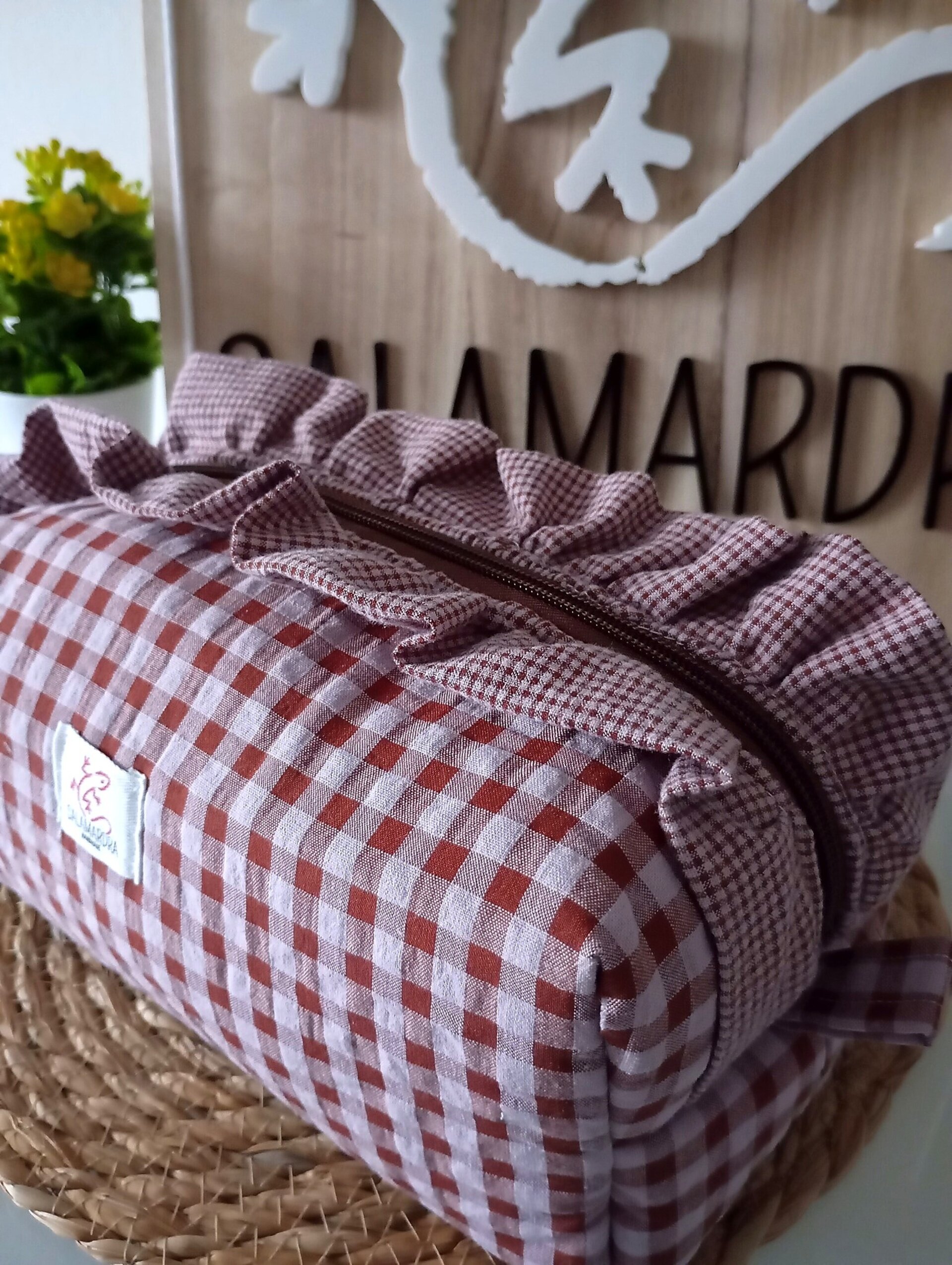 Rectangle con volante estampado Vichy (varios colores) - 11