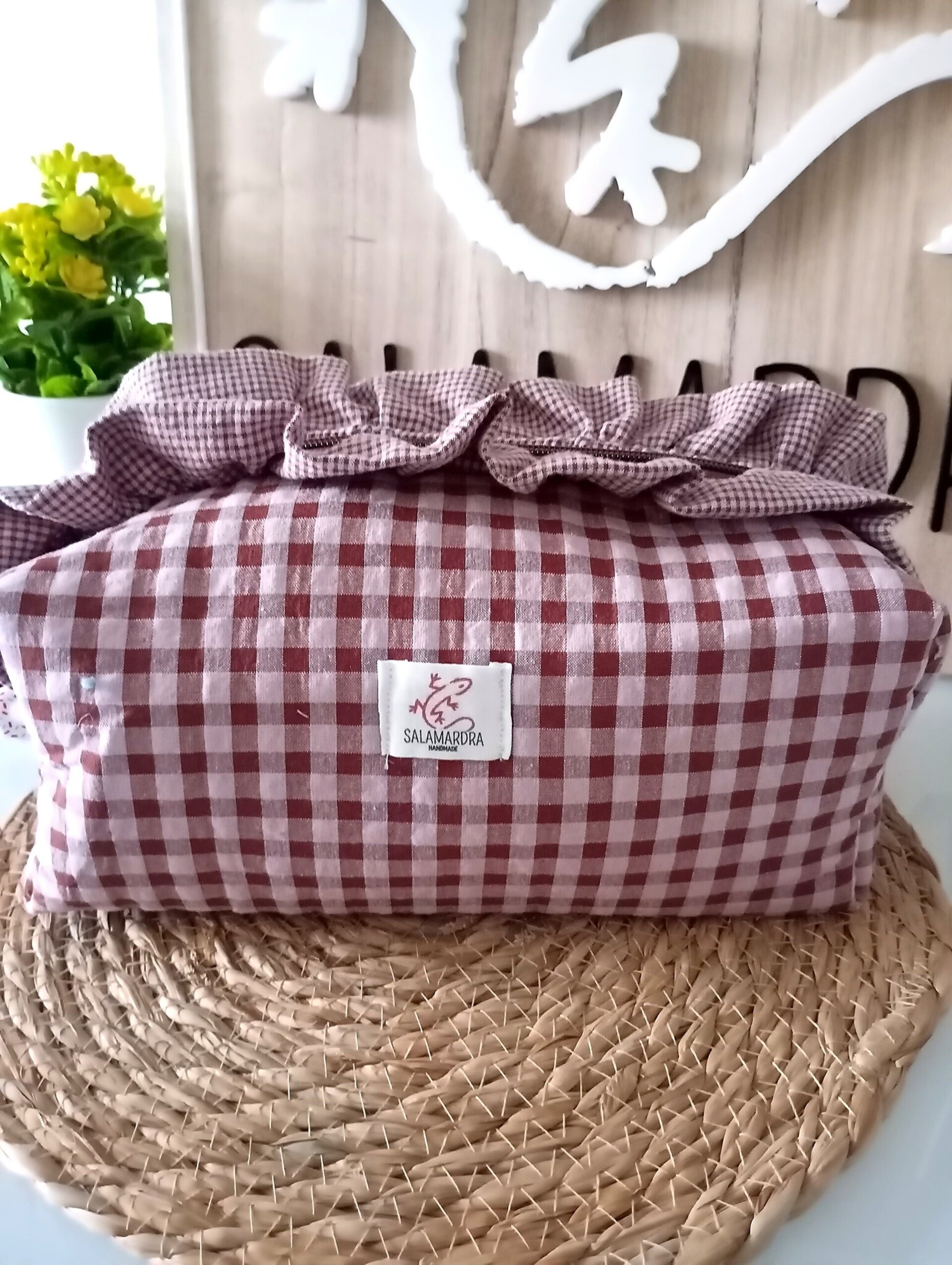 Rectangle con volante estampado Vichy (varios colores) - 7