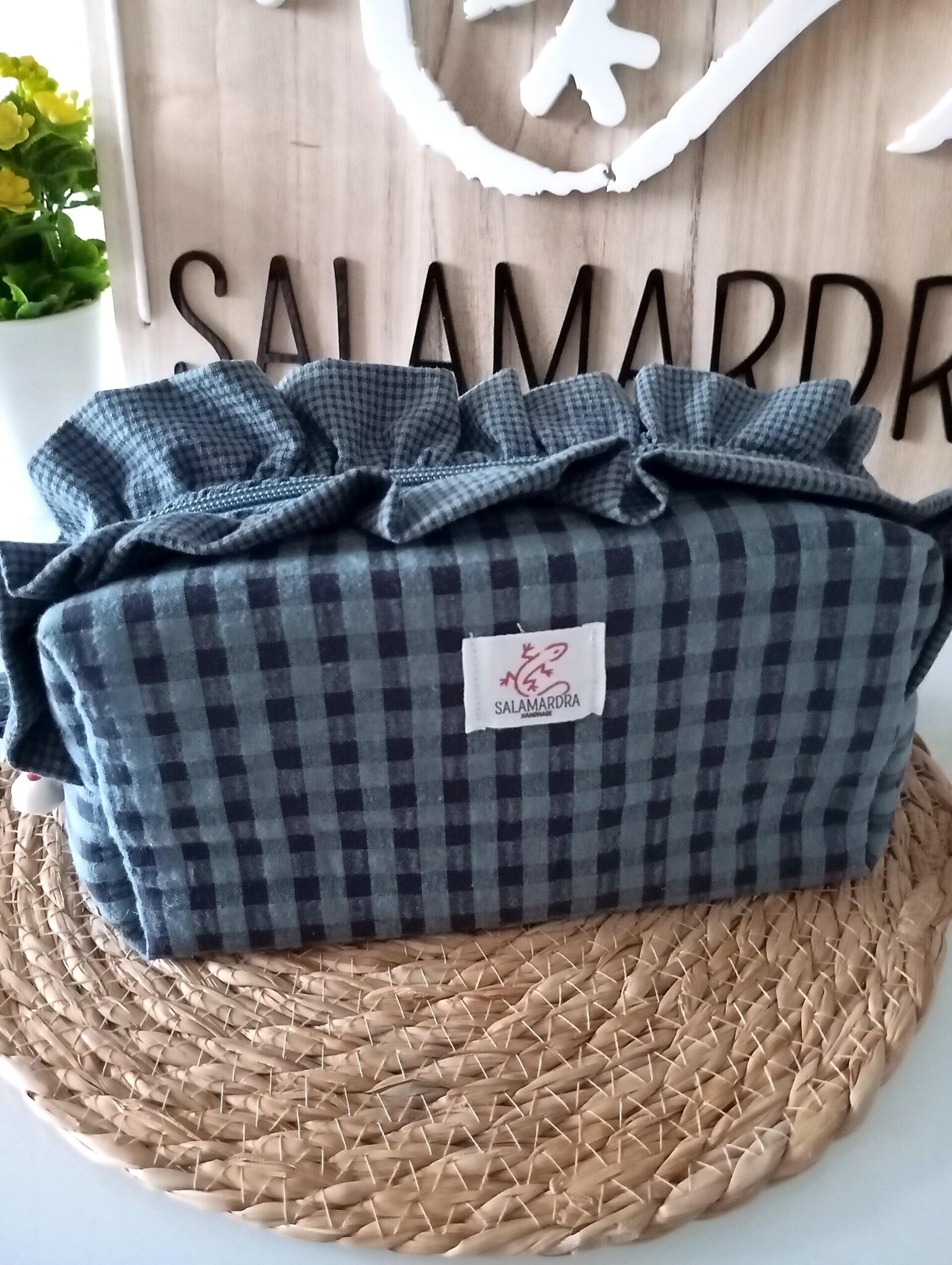 Rectangle con volante estampado Vichy (varios colores) - 5