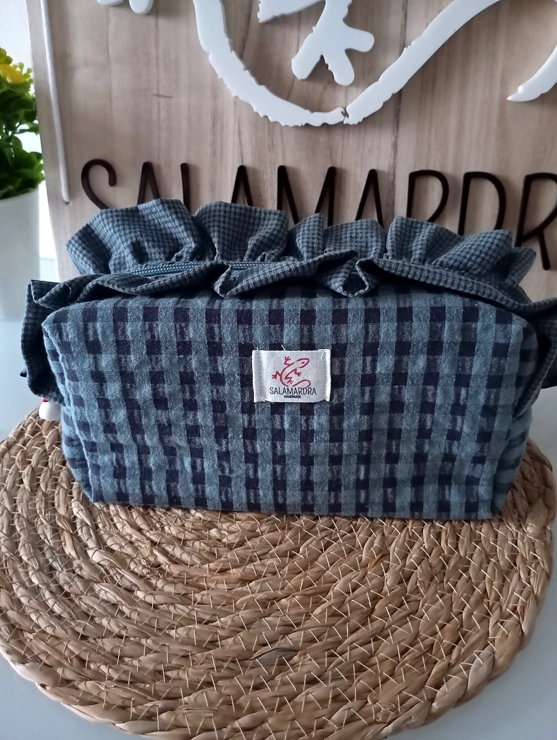 Rectangle con volante estampado Vichy (varios colores) - 6