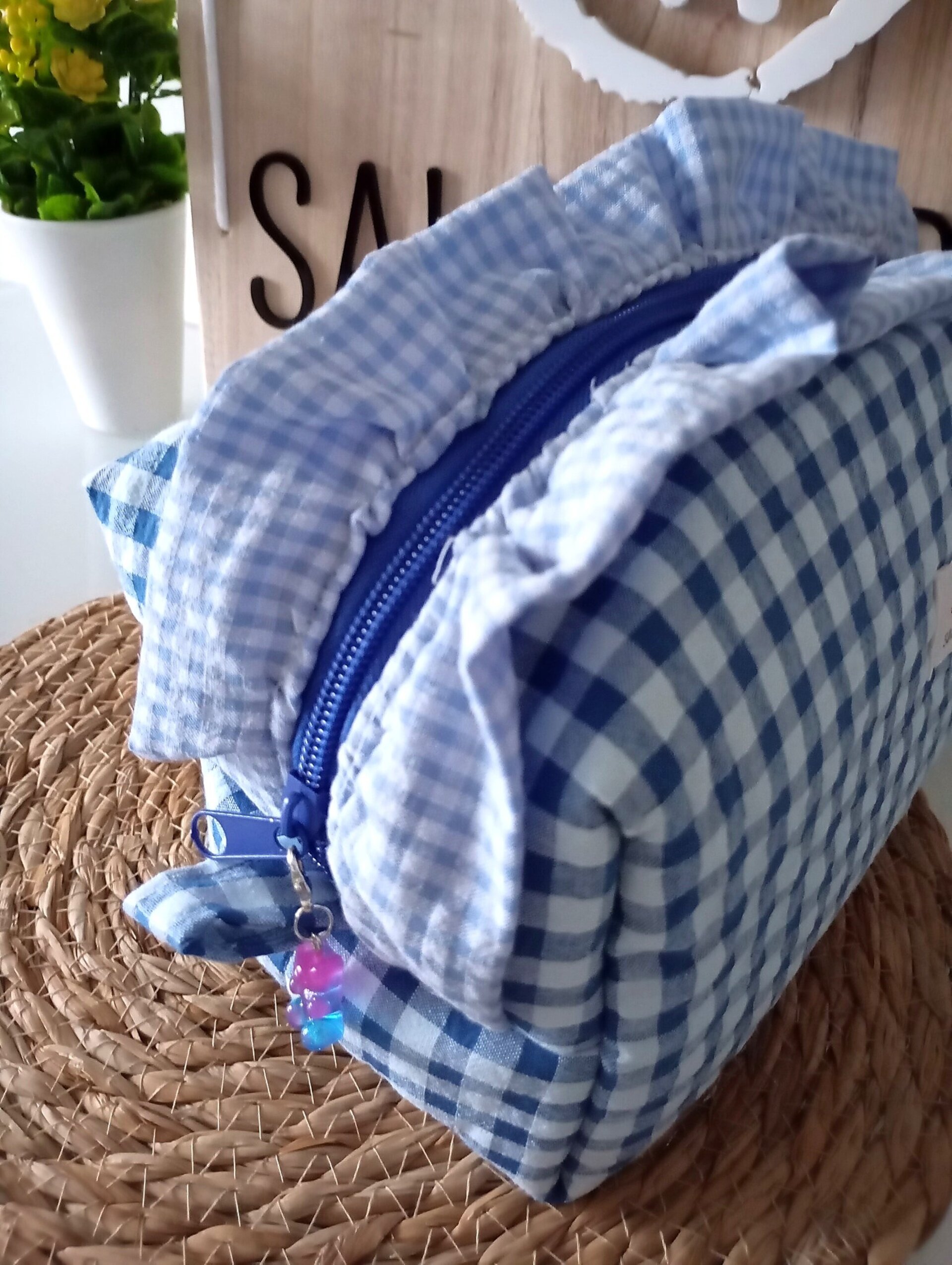 Rectangle con volante estampado Vichy (varios colores) - 4