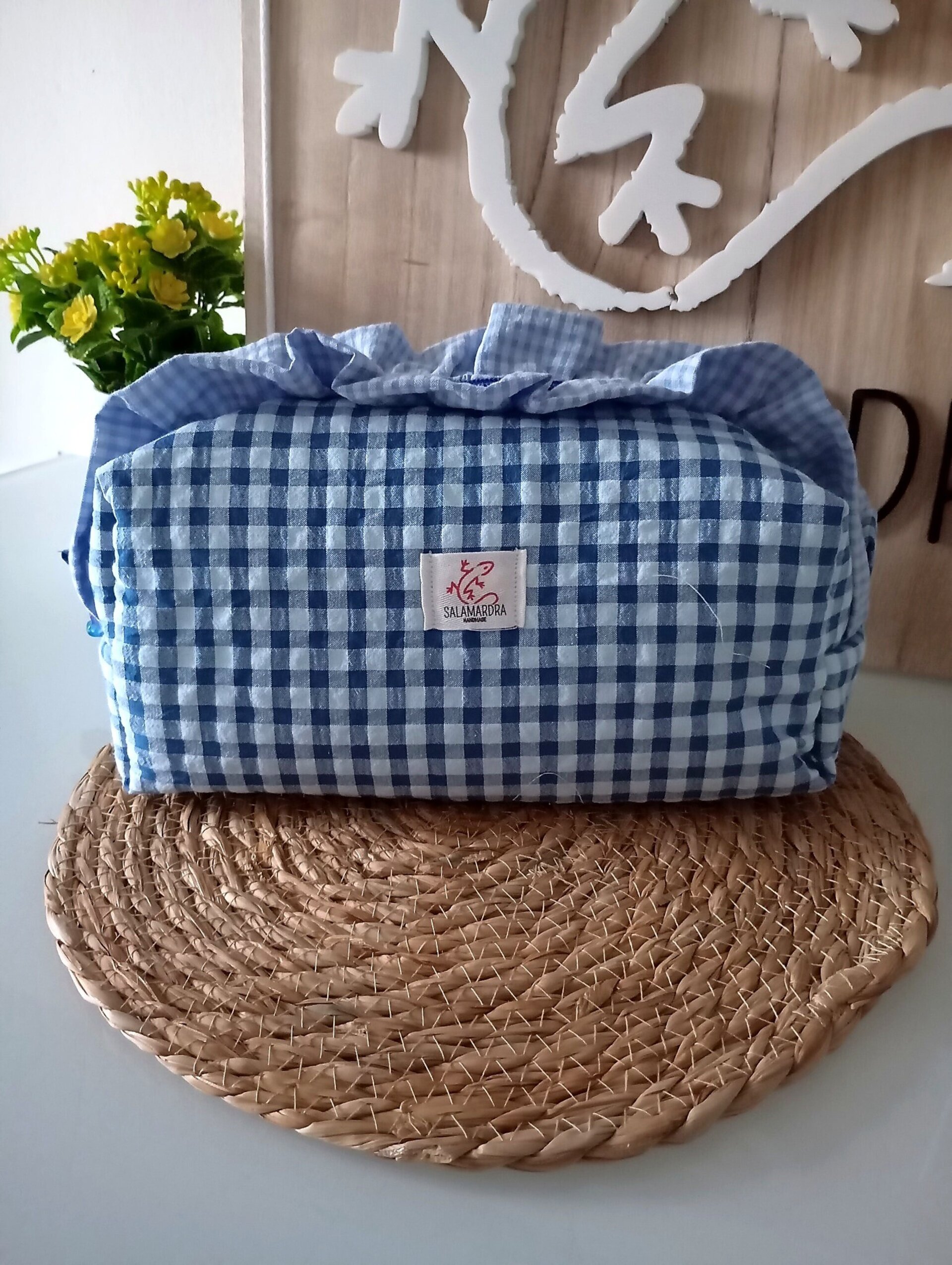 Rectangle con volante estampado Vichy (varios colores) - 12